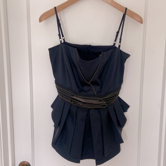 Italian Navy Corset Bustier - Picture 3 of 6